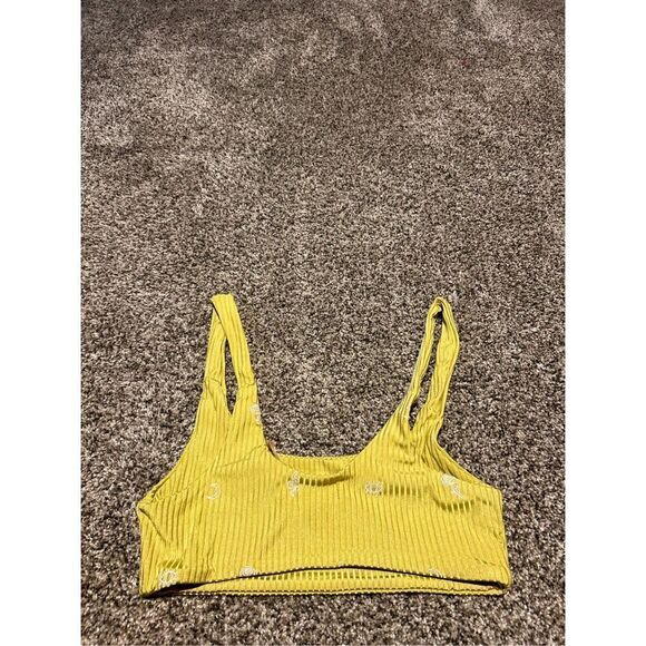 Desert Dreamer yellow bikini top size small C27-80 - Picture 3 of 3